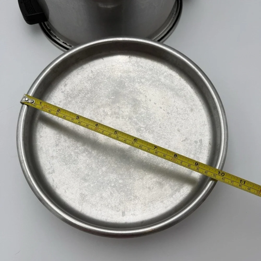 Vtg Lustre Craft Stainless Steel Stock Pot 6 Qt 18-8 3 PLY Dutch Oven W/ Lid